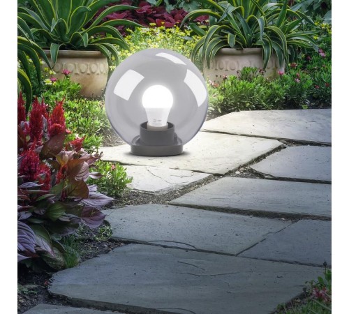 Светильник садово-парковый НТУ 01-100-302 без опоры, шар прозрачный D=300 mm  Б0048049  ЭРА