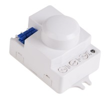 Датчик движения настенно-потолочный микроволновый ДДНПМ 01, 180°/360, 1200 Вт, 10-2000 Лк, 3-10 м, 10-900 сек. 5,8 ГГц  11-9218  REXANT