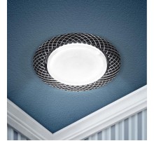 Светильник встраиваемый точечный под лампу GX53 KL 76 AL/BK /1 Gx53,220V, 13W, черный (50/1000)  Б0049007  ЭРА