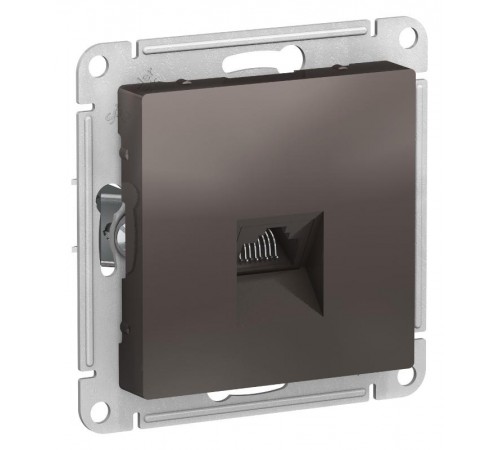 AtlasDesign Мокко Розетка компьютерная RJ45, механизм  ATN000683  SE
