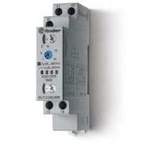 Модульный таймер мультифункциональный (AI, DI, SW, BE, CE, DE); питание 24...240В АС/DC; выход - твердотельное реле 1NO 1A  807102400000  Finder