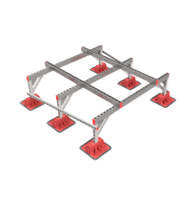 Опорная конструкция для установки оборудования TECHNORAPTOR LIGHTFOOT 1500х1500 тип 3  KM-TR-LTF-SSEI-1500-1500-3  КМ - профиль