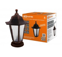 Светильник садово-парковый НТУ 06-60-001 шестигранник, напольный, пластик, расс.пластик, медь  SQ0330-0787  TDM