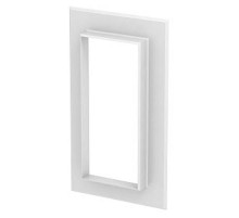 Настенная стыковая рамка кабельного канала Rapid 80 90x210 мм (алюминий,белый) (G-AWAG90210RW)  6279050  OBO Bettermann