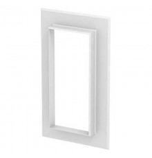 Настенная стыковая рамка кабельного канала Rapid 80 90x210 мм (алюминий,белый) (G-AWAG90210RW)  6279050  OBO Bettermann