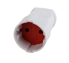 Розетка разборная без з/к 10А белая  11-8527  REXANT