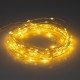 Садовая гирлянда ERASF22-42 на солнечной батарее Нить теплый свет 100 microLED, 10 м  Б0053371  ЭРА