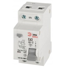 АВДТ 4,5кА  SIMPLE D12E2C63AC30 АД-12 электронное 1P+N С63 30мА тип АС   Б0058926  ЭРА