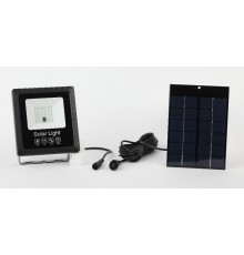 Прожектор светодиодный уличный на солн. бат. 20W, 350 lm, 5000K, с датч. движения, ПДУ, IP65 (6/  Б0049545  ЭРА