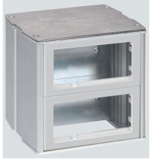 Simon Connect Минибашня 2-сторон. на 4 мех. К45 с каждой стороны, наполн., антивандал., алюминий  KT800-8  Simon