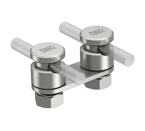 Клемма крепежная для прутка, двойная (5002 N-VA)  5304270  OBO Bettermann