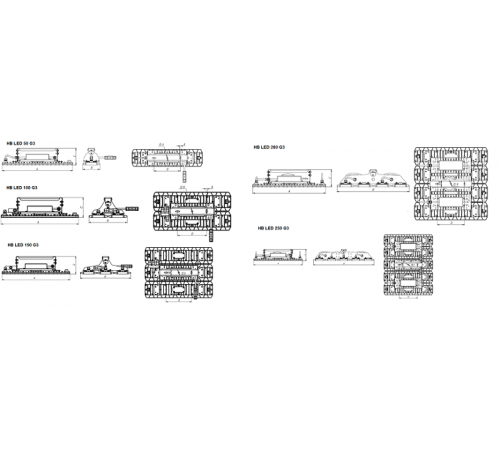 Светильник светодиодный HB LED 100 D30 4000K G3  1224008840  Световые Технологии