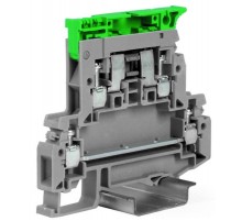 Держатель предохранителя. Двух-уровневый. 4 кв. мм. Серый  ZDA200GR  DKC