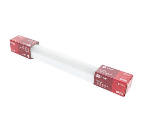 Светильник светодиодный пылевлагозащищенный ДСП-2001 18Вт 4000К IP66 600мм PROxima  TPL-2001-18-4000  EKF