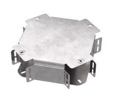 Х-образный ответвитель с крышкой Стандарт 100х80  PR16.0457  Промрукав