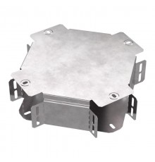 Х-образный ответвитель с крышкой Стандарт 100х80  PR16.0457  Промрукав