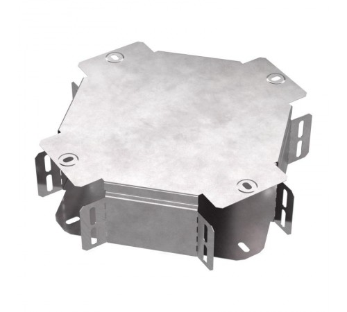 Х-образный ответвитель с крышкой Стандарт 100х80  PR16.0457  Промрукав