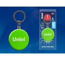 Фонарь-брелок Стандарт S-KL022-T GREEN  1LED  2*CR1220 н/к. пластик зеленый  UL-00004098  Uniel