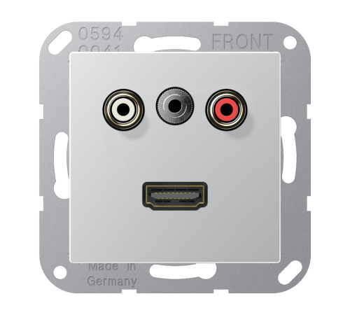2x Cinch Audio (RCA) / Stereo Jack (TRS 3.5 mm) / HDMI MAA1082AL Jung