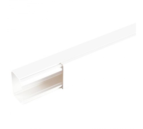 Мини-канал Metra - 60x40 - 2 метра - с крышкой - белый  638197  Legrand