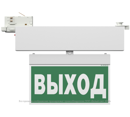 Световой указатель аварийного освещения BS-CANOE-73-S1 LED  a19374  Белый свет