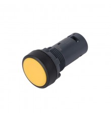 Кнопка SB7 моноблочная 22мм черная с возвратом, пластик, 1НО, IP65  SB7NA51  SE