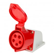 Розетка 125 стационарная 3Р+РЕ+N 32А 380В IP44  11-8914  REXANT