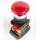 Кнопка AELA22 "Грибок" красный d22мм неон/240В 1з+1р   BBG20-AELA-K04  GENERICA