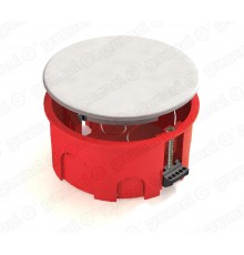 Коробка распределительная с/у 80х40 пластиковые лапки, с крышкой (для полых стен)  GE41025  GREENEL