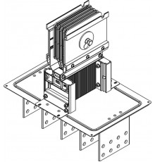 Секц. флан. Тип1 2500А Al 3L+N+PER НК IP55 тран. IEK  LB-2500A4-25-F-F1  IEK
