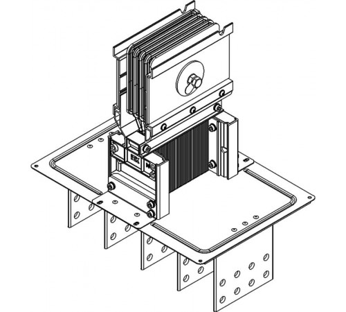 Секц. флан. Тип1 1600А Cu 3L+N+1/2PE IP55 тран. IEK  LB-1600C5-35-F-F1  IEK