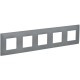 SKANDY Рамка 5-местная SK-F05Gr серый  SK-M52-K03  IEK