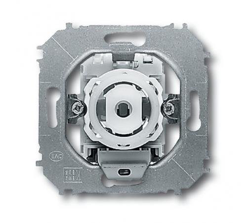 Механизм 1-клавишного, 2-полюсного контрольного выключателя с лампой, серия impuls  1022-0-0623   2CKA001022A0623  ABB