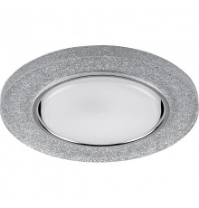 Светильник встраиваемый с белой LED подсветкой CD4041 потолочный GX53 без лампы, серебро, хром  40518  Feron