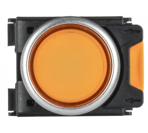 Кнопка с подсветкой d=22мм 1NO+1NC жёлтая MASTER  MI-BT60-11D-3-12-K05  IEK