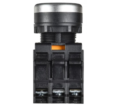 Кнопка с подсветкой d=22мм 1NO+1NC жёлтая MASTER  MI-BT60-11D-3-12-K05  IEK