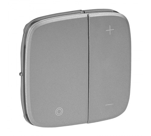 Valena ALLURE Алюминий Накладка светорегулятора кнопочного  752087  Legrand