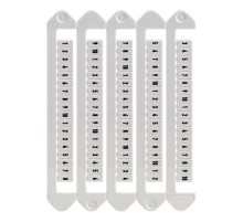 Маркировка для клемм, ширина 5 мм, от 1 до 10, горизонтальная ориентация  NUTB-5-1-10H  DKC