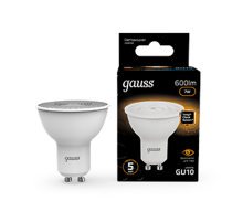 Лампа светодиодная LED 7Вт GU10 220В 2700К MR16  101506107  Gauss