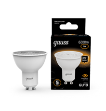 Лампа светодиодная LED 7Вт GU10 220В 2700К MR16  101506107  Gauss