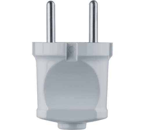 Вилка NCA-PL01-6A-X-WH прямая б/з белая  61358  Navigator