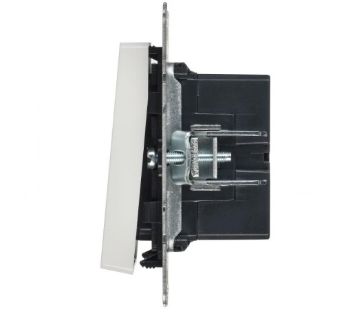 BRITE Кнопка звонка с инд. отел. 10А ВС10-1-9-БрБ бел.  BR-V14-2-10-K01  IEK