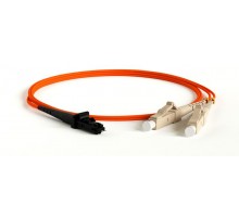 FC-D2-62-LC/PR-MTRJM/PR-H-3M-LSZH-OR Патч-корд волоконно-оптический (шнур) MM 62.5/125, MTRJ(папа)-LC, 2.0 мм, duplex, LSZH, 3 м  27791  Hyperline