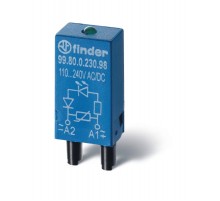 Модуль индикации; зеленый LED; 110...240В AC/DC  9980023059  Finder