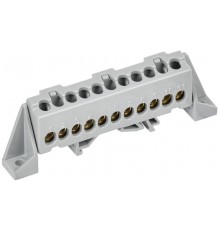 TEKFOR Шина L "фаза" в комбинированном DIN-изоляторе "Стойка" 6х9-11-Ср  TF-NN10-11-DP-K03  IEK