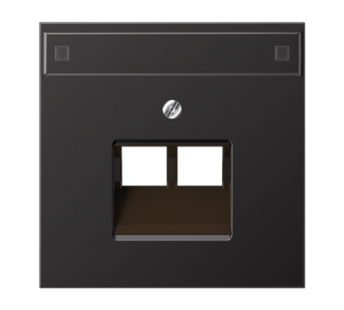 Крышка для сдвоенной телефонной и компютерной розетки  AL2969-2NAUAD Jung