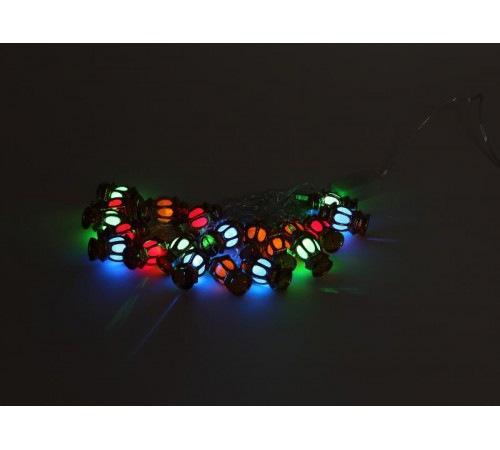 Гирлянда светодиодная  Нить Фонарики 3 м мультиколор, 220V, ENIN-3F ,   IP20 (36/720)  Б0041897  ЭРА