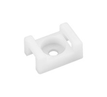 Площадка для крепления стяжки (ПС-2) 22x16 мм, белая, упаковка 100 шт.  07-2102  REXANT