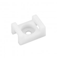 Площадка для крепления стяжки (ПС-2) 22x16 мм, белая, упаковка 100 шт.  07-2102  REXANT