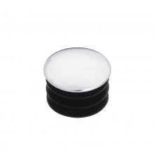 Заглушка плоская 25мм, хром (2 шт) - пакет   127430  Tech-KREP